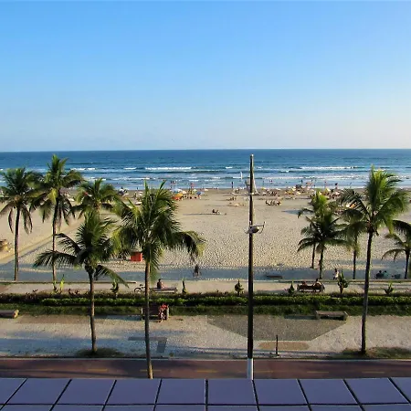 Apto Pe Na Areia Com Vista Para O Mar E Wifi Praia Grande  Exterior photo