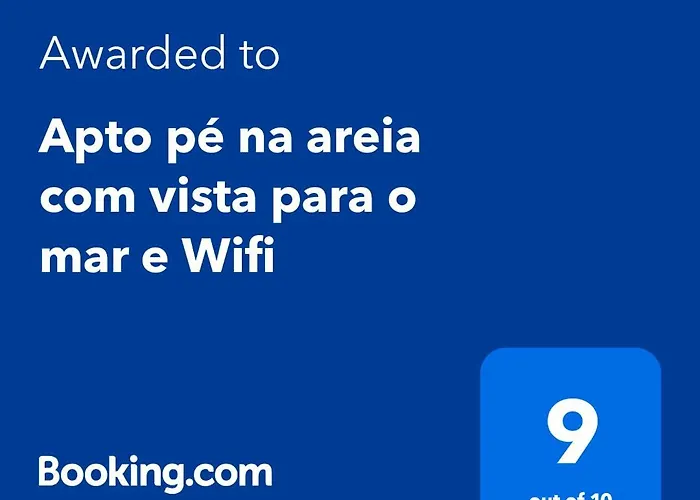 Apto Pe Na Areia Com Vista Para O Mar E Wifi